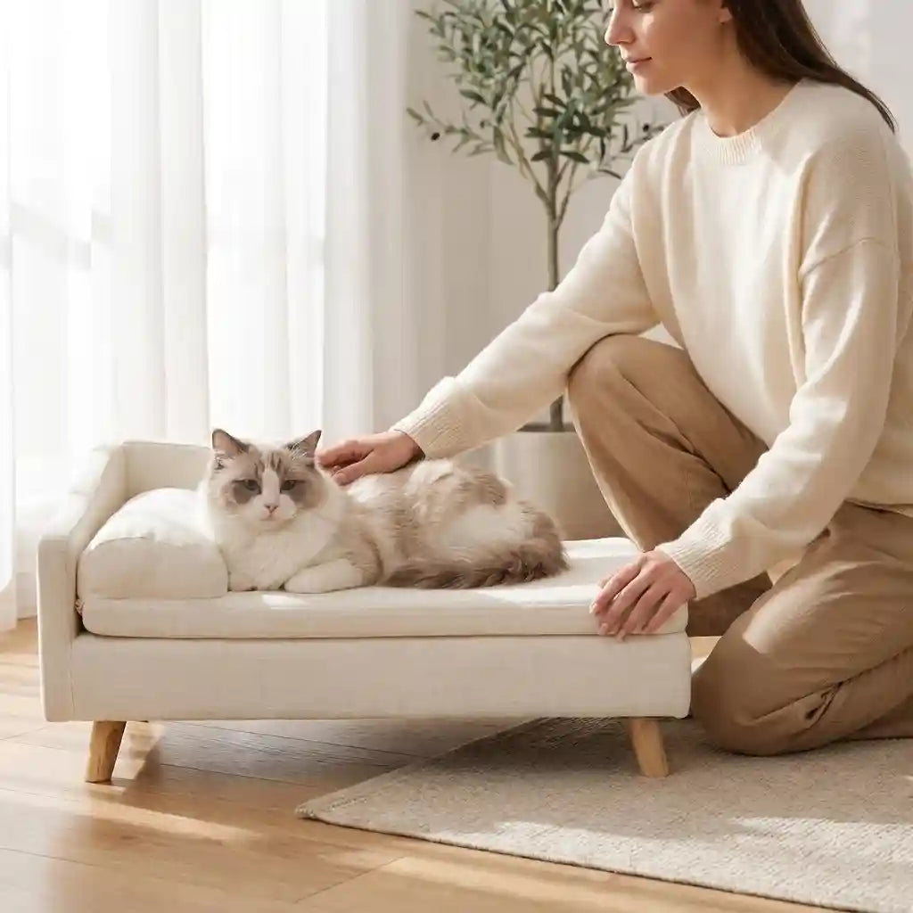 AirRest™ Elevated Mesh Pet Cot – Breathable Raised Bed for Dogs & Cats