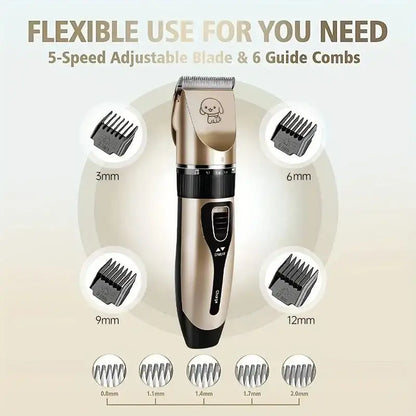 Quiet Pet hair Trimmer - Professional Grooming Kit - Petmartopia