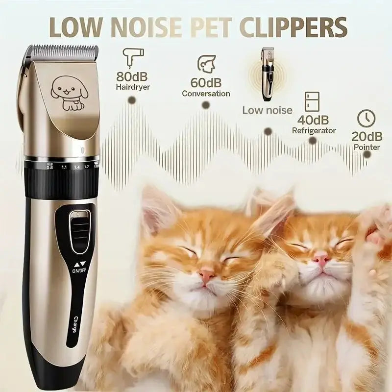 Quiet Pet hair Trimmer- Professional Grooming Kit - Petmartopia