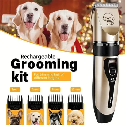 Quiet Pet hair Trimmer- Professional Grooming Kit - Petmartopia