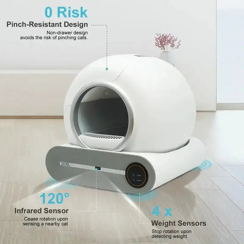 Smart Self-Cleaning Litter Box - Petmartopia