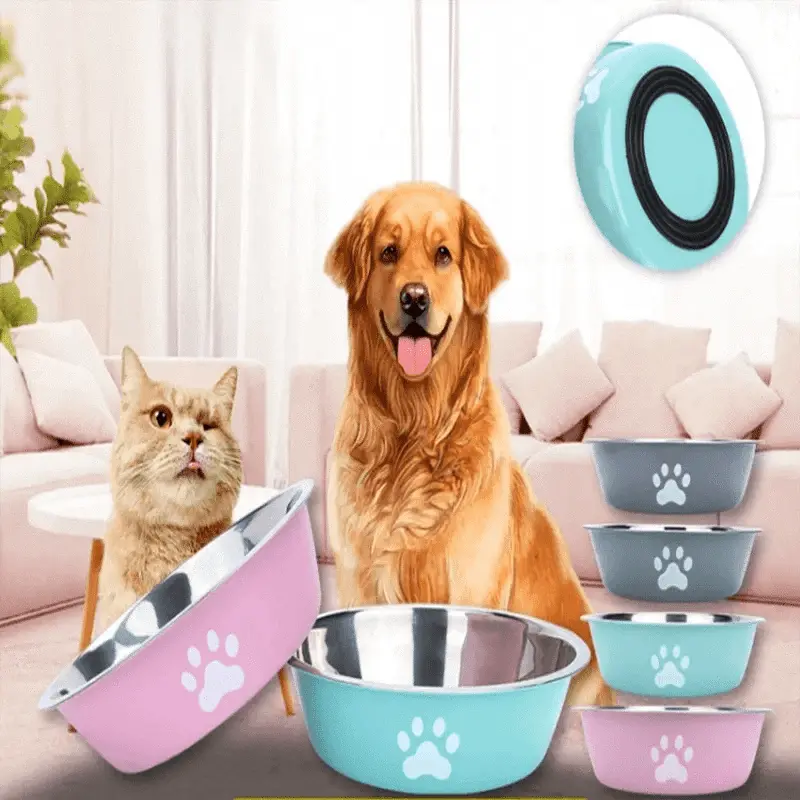 Stainless Steel pet Bowl Set - 10 Pack - Petmartopia