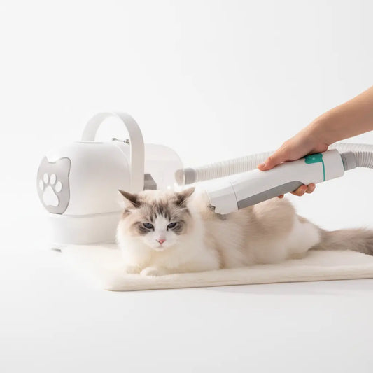 VacuGroom™ 7-in-1 Pet Grooming Vacuum Kit – Clip, Deshed, Dry & Trim at Home