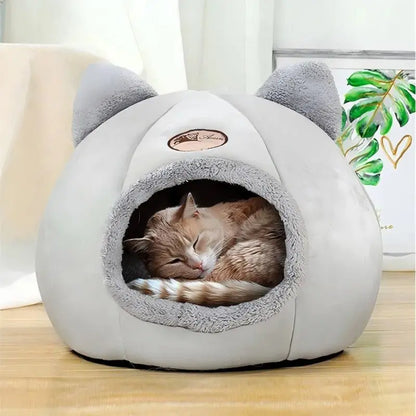 Washable Orthopedic Cat Bed - Machine Washable Plush Comfort - Petmartopia