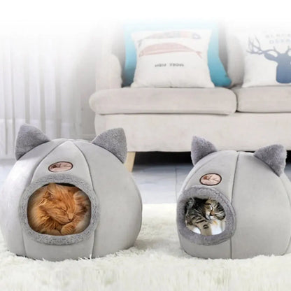 Washable Orthopedic Cat Bed - Machine Washable Plush Comfort - Petmartopia