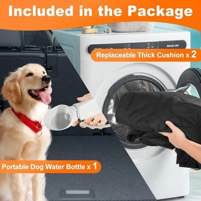 Waterproof Dog Car Seat Cover - Protects Seats from Mud & Hair - Petmartopia
