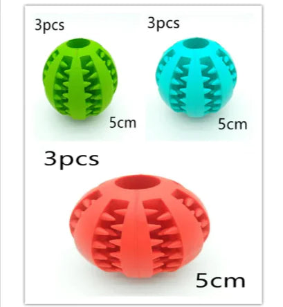 3-in-1 Dog Treat Ball - Slow Feeder & Dental Toy