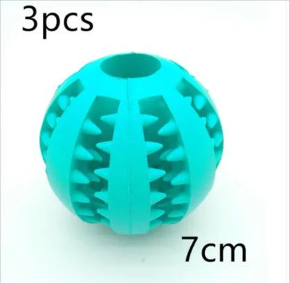 3-in-1 Dog Treat Ball - Slow Feeder & Dental Toy